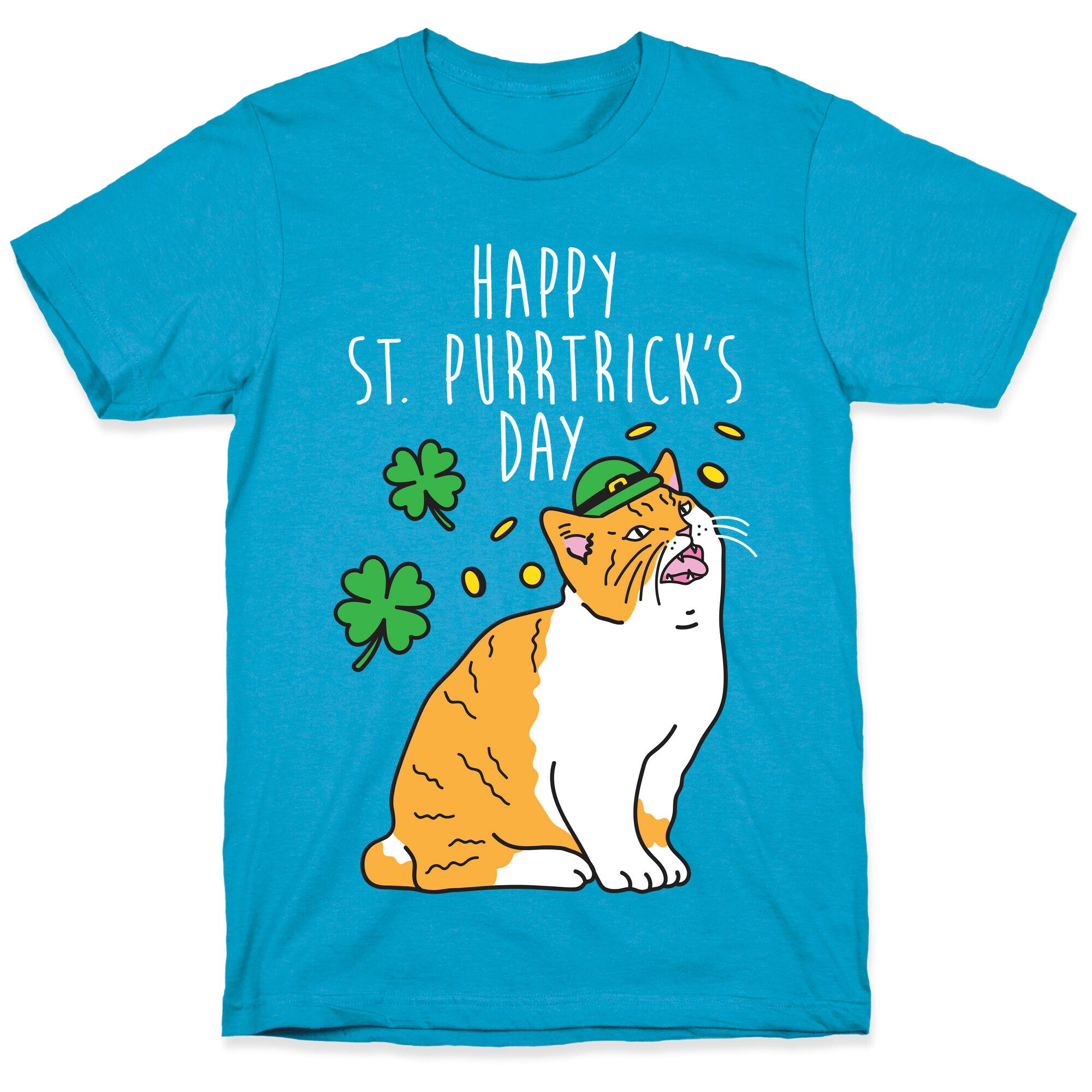 Happy St. Purrtrick's Day Unisex Triblend Tee