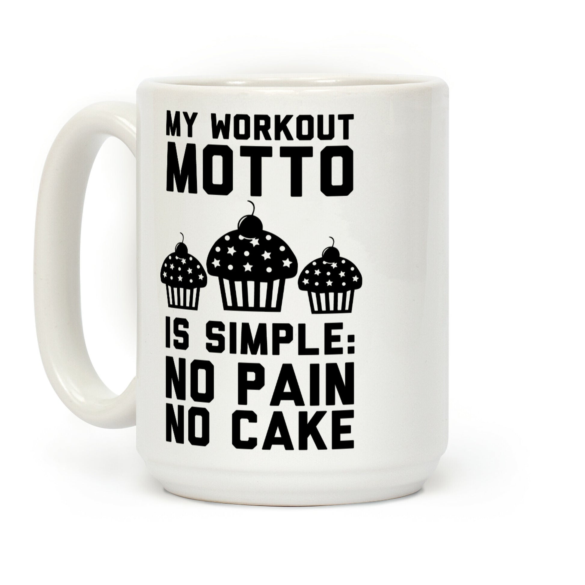 No Pain No Cake Coffee Mug