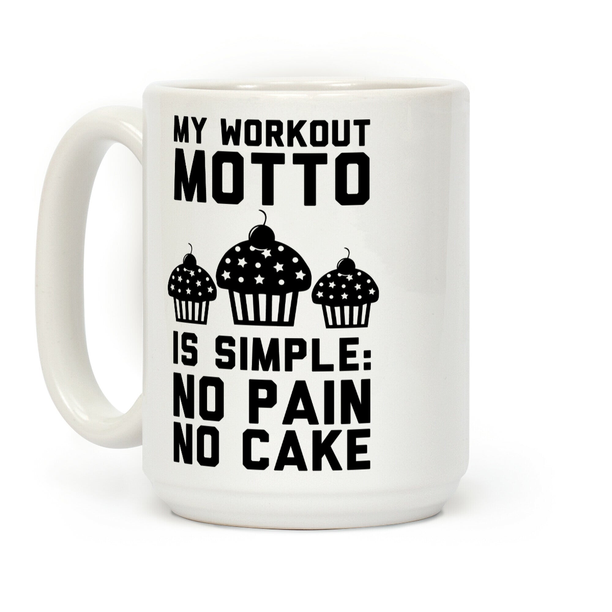 No Pain No Cake Coffee Mug