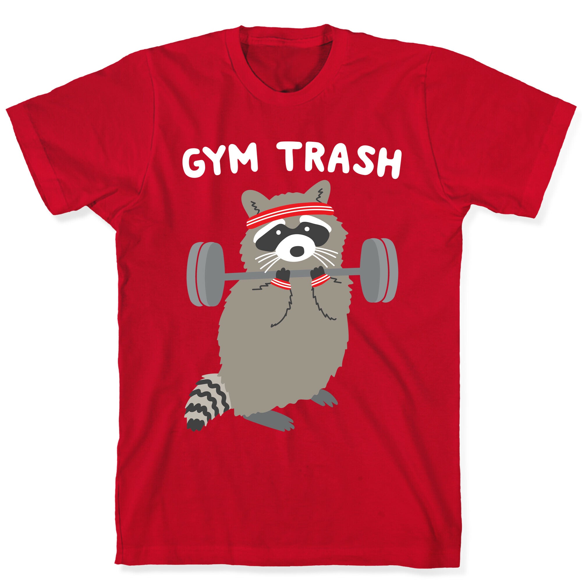 Gym Trash Raccoon T-Shirt