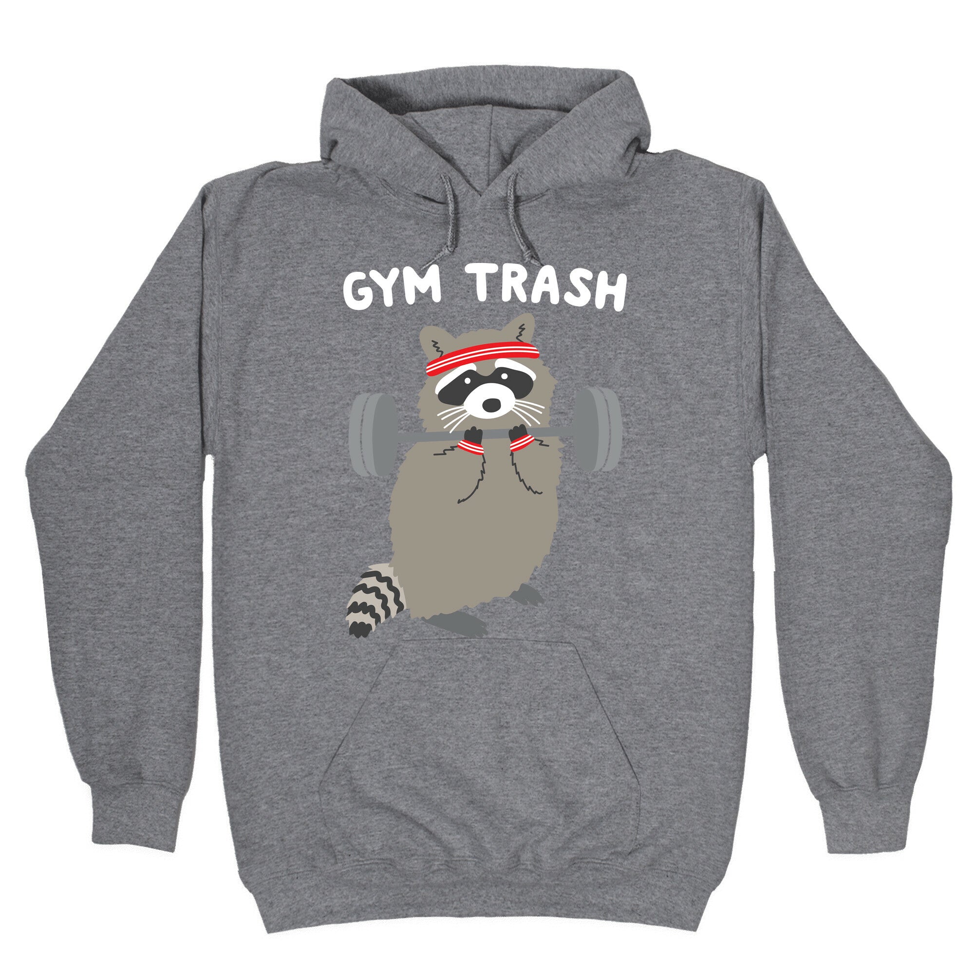 Gym Trash Raccoon Hoodie