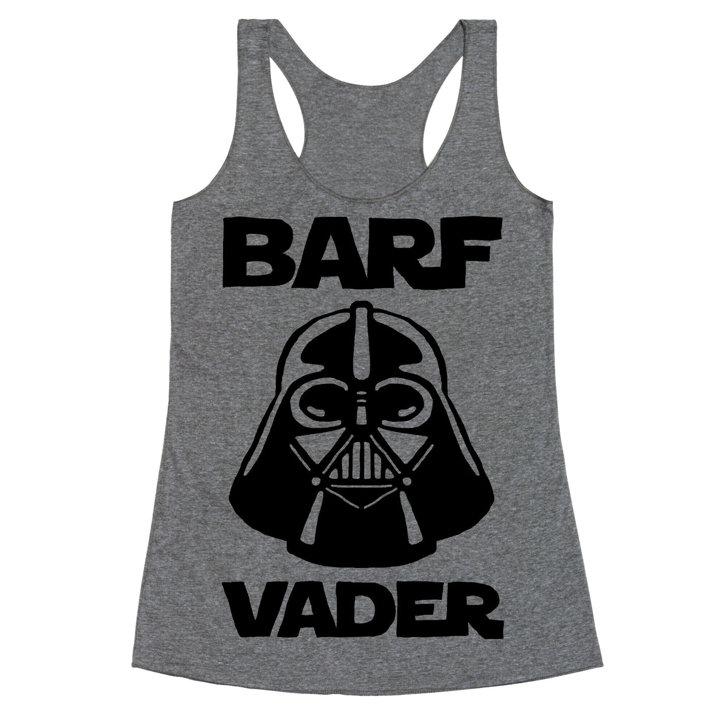 Barf Vader Racerback Tank