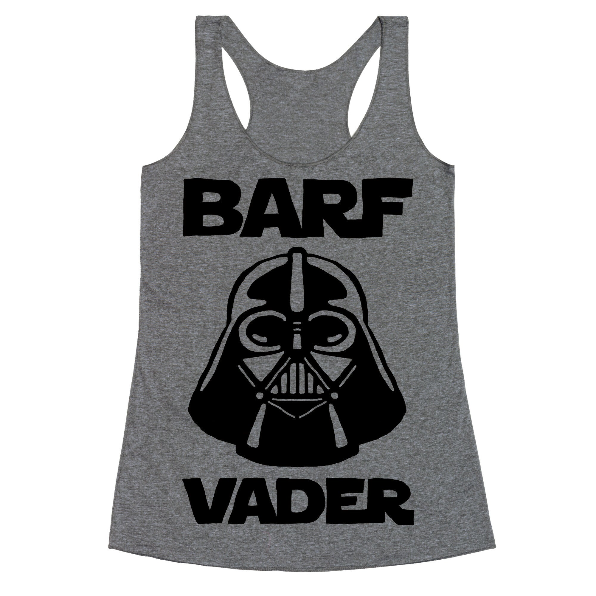 Barf Vader Racerback Tank