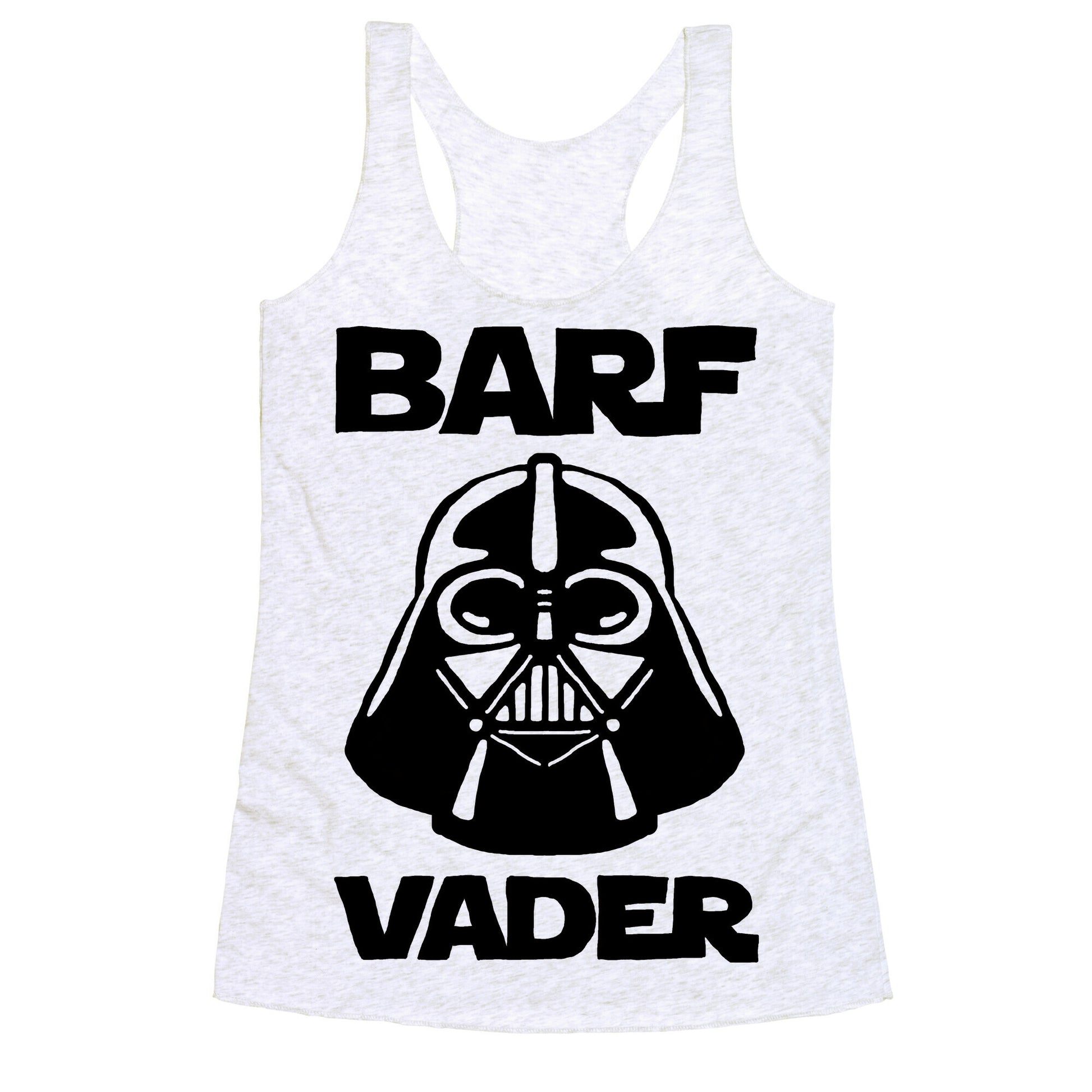Barf Vader Racerback Tank