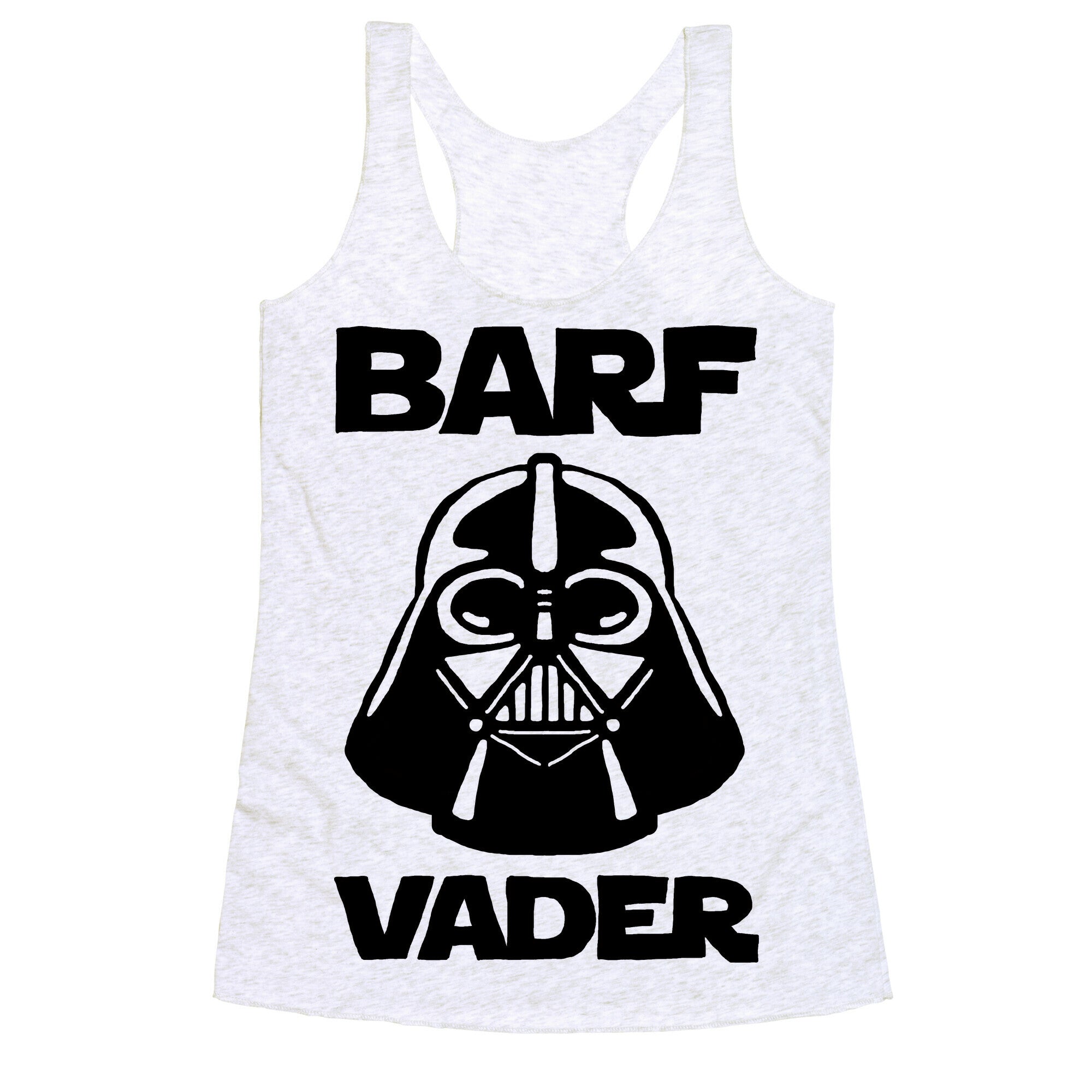 Barf Vader Racerback Tank