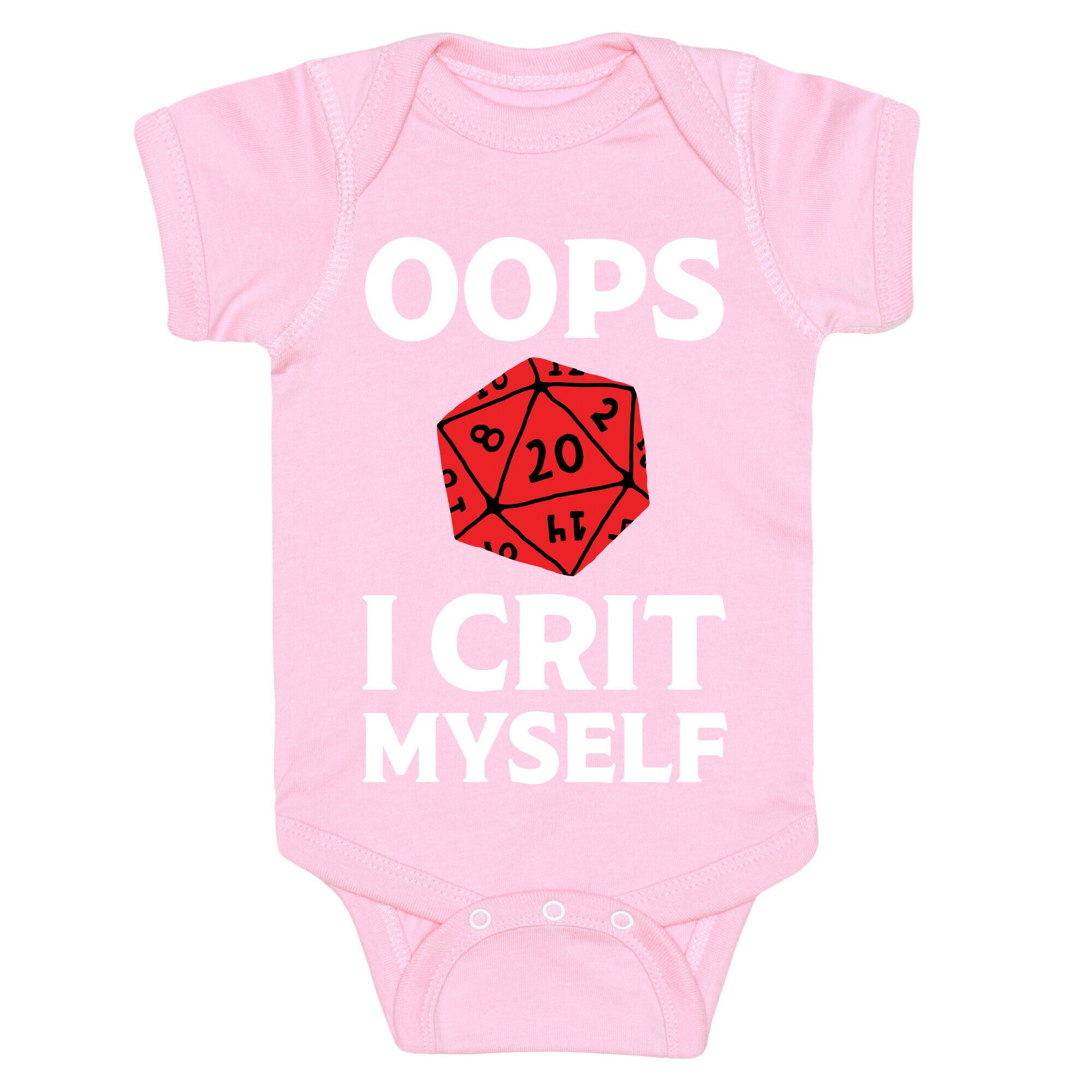 Oops I Crit Myself Baby One Piece