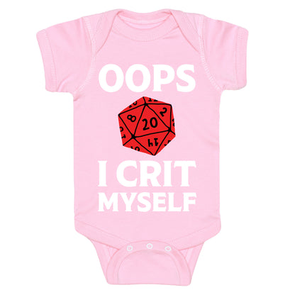 Oops I Crit Myself Baby One Piece