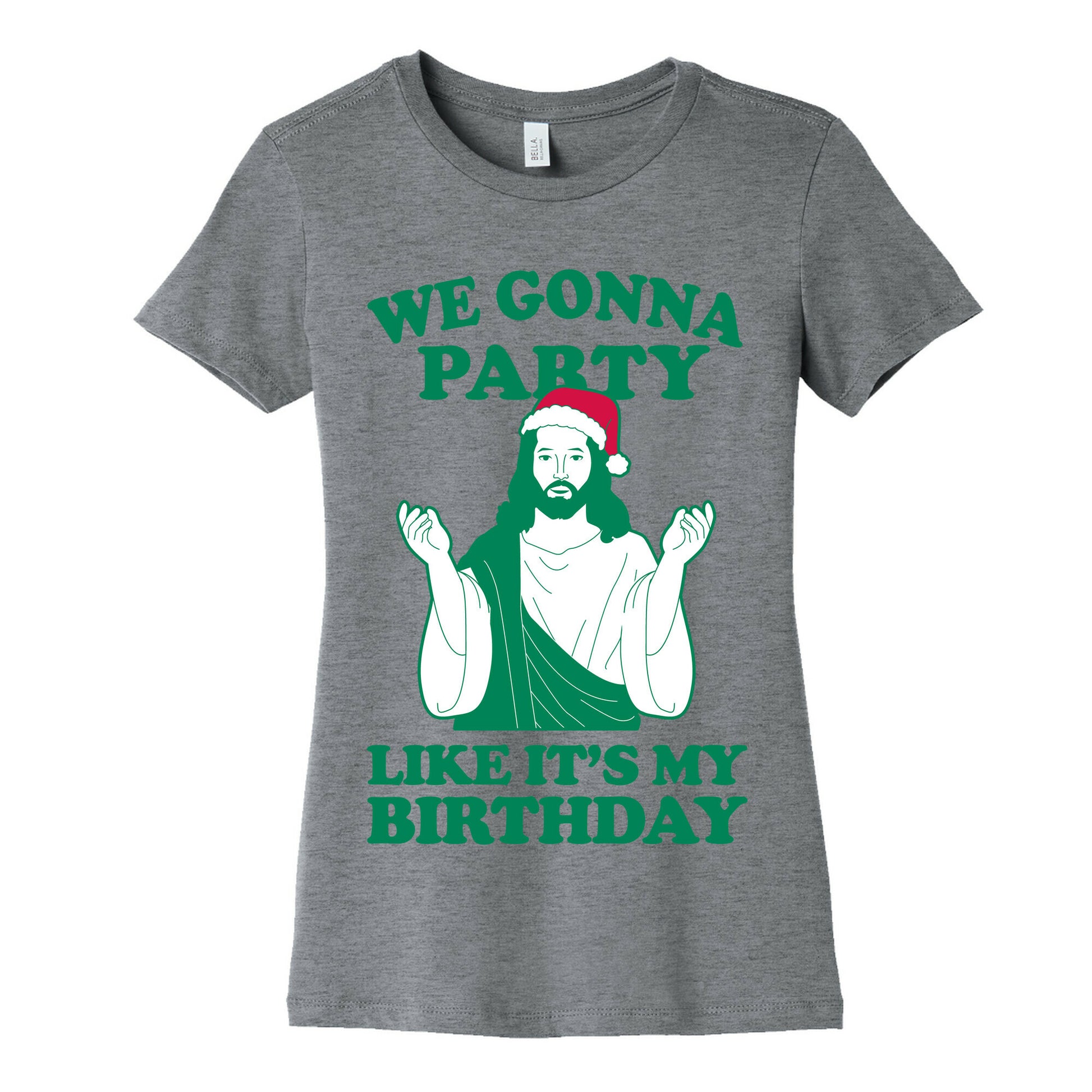 We Gonna Party Like it's My Birthday (jesus) Women's Cotton Tee