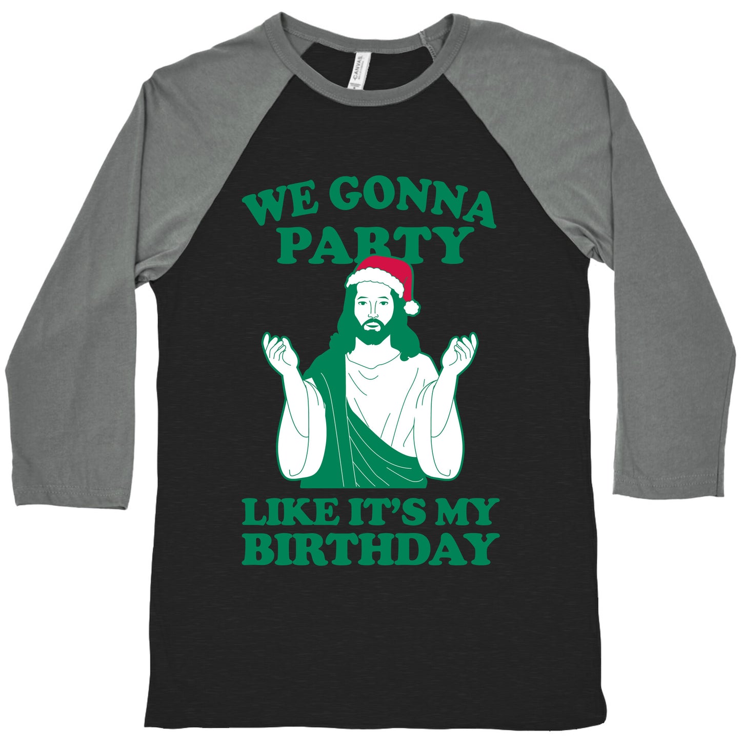 We Gonna Party Like it's My Birthday (jesus) Baseball Tee