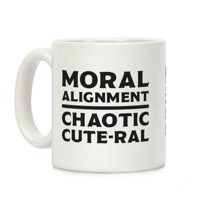 Moral Alignment Chaotic Cute-ral Coffee Mug