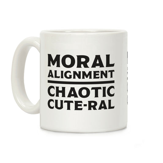 Moral Alignment Chaotic Cute-ral Coffee Mug