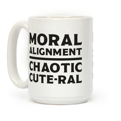 Moral Alignment Chaotic Cute-ral Coffee Mug