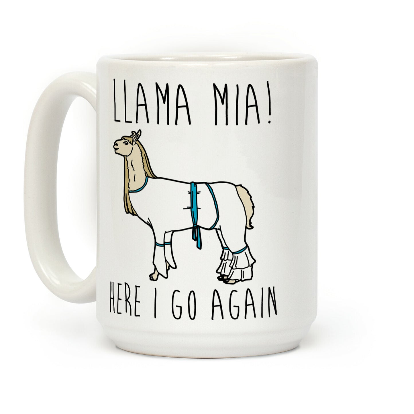 Llama Mia Parody Coffee Mug
