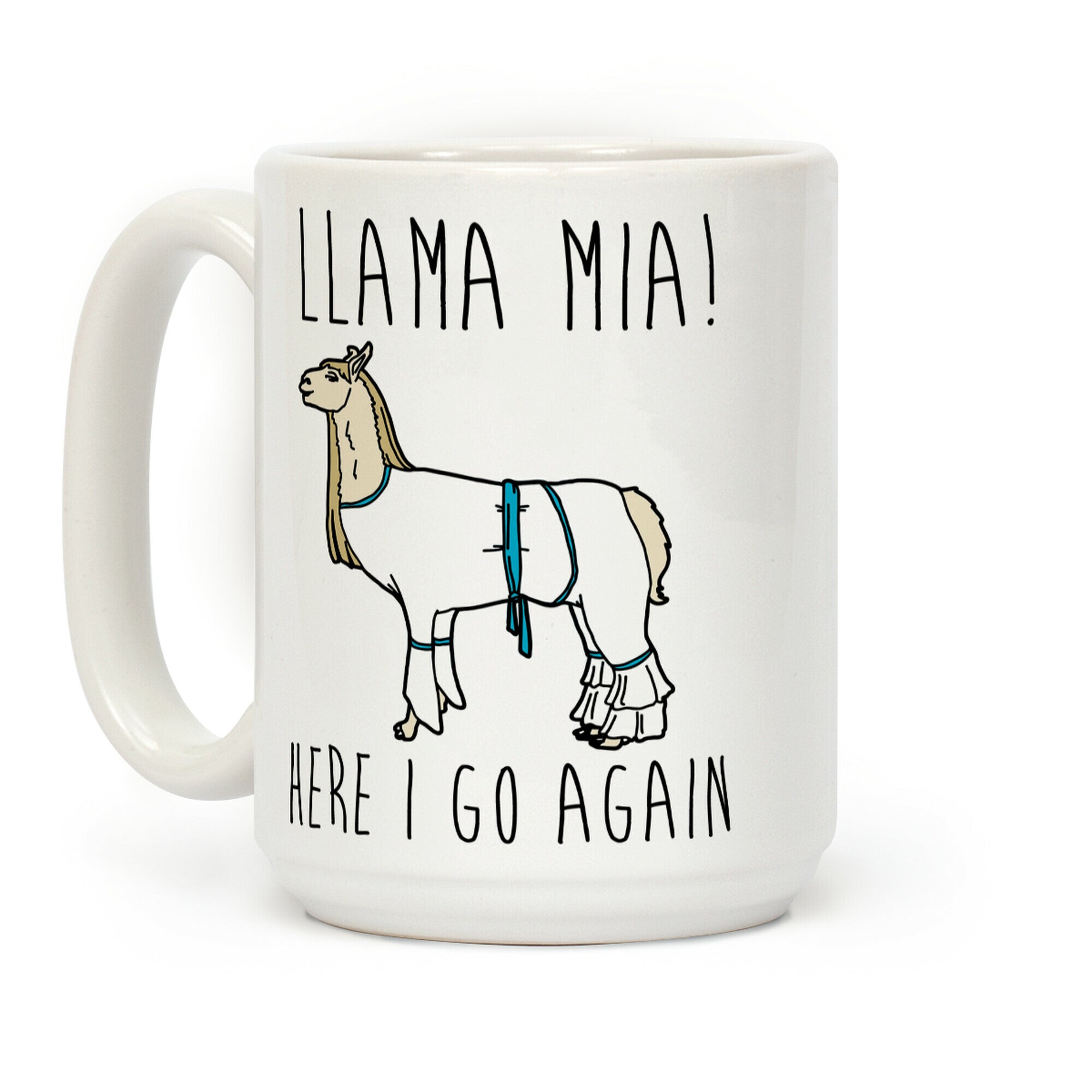 Llama Mia Parody Coffee Mug