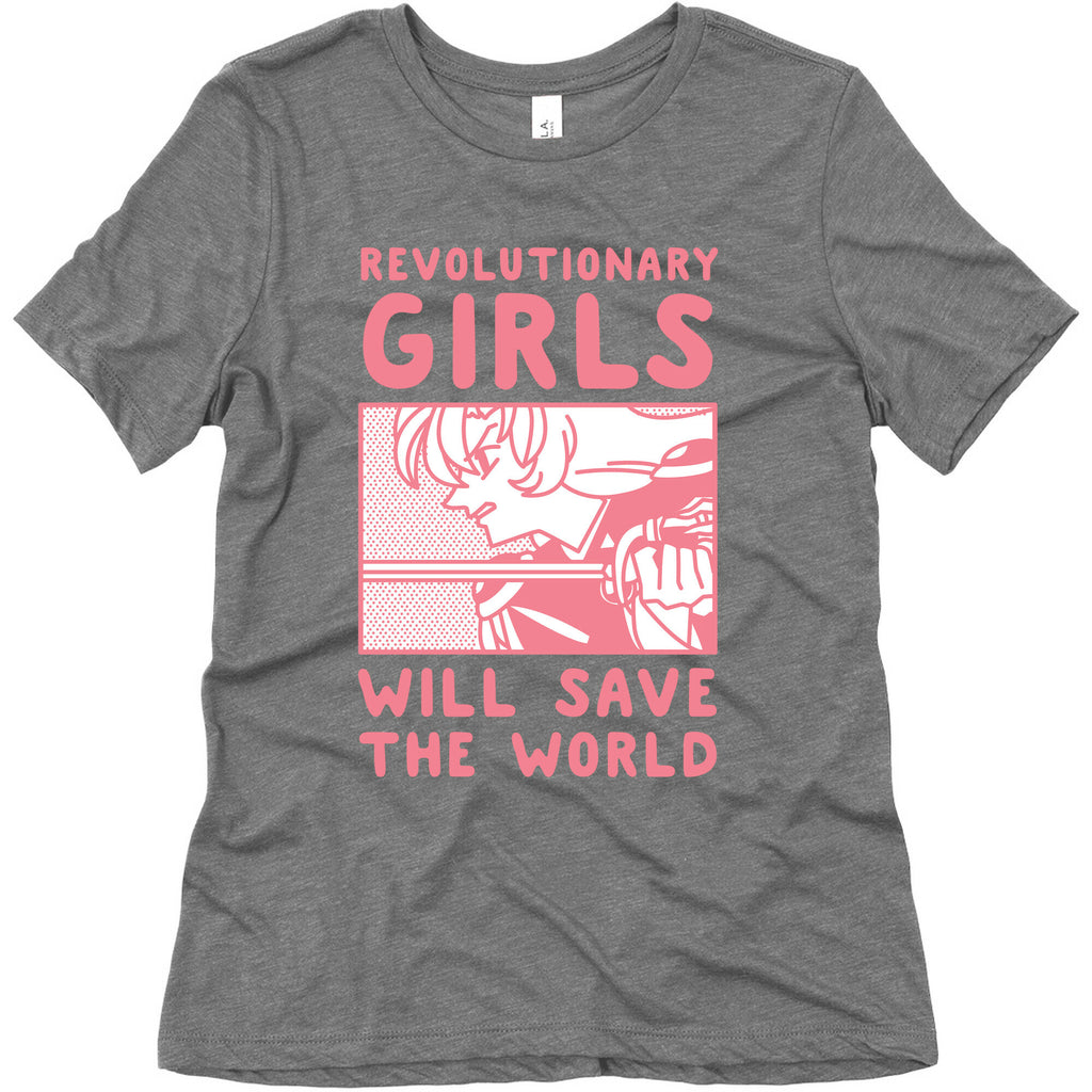 Revolutionary Girls Will Save The World Women's Triblend Tee