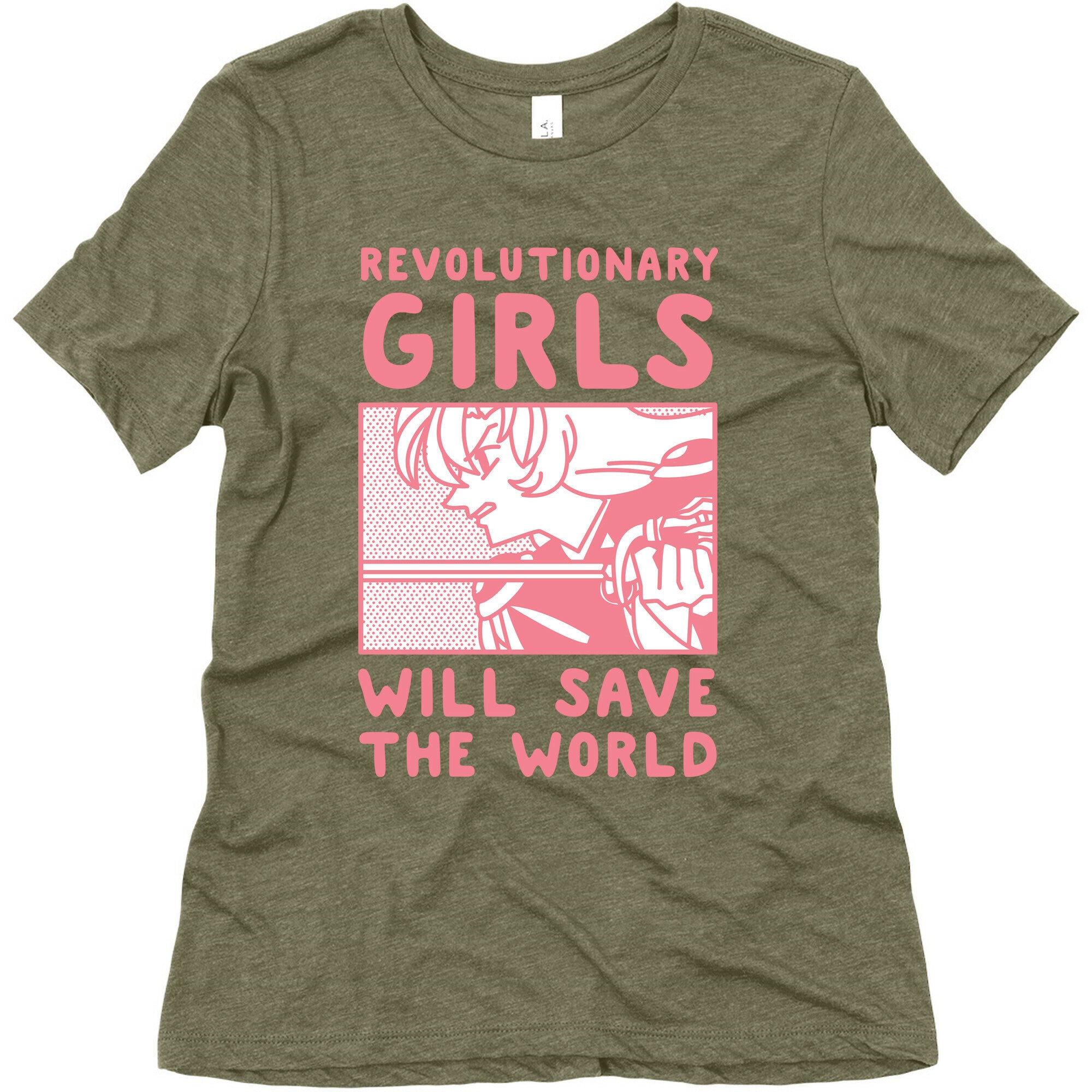 Revolutionary Girls Will Save The World Women's Triblend Tee