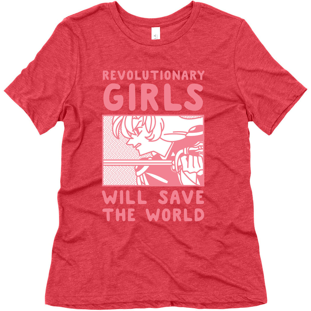 Revolutionary Girls Will Save The World Women's Triblend Tee