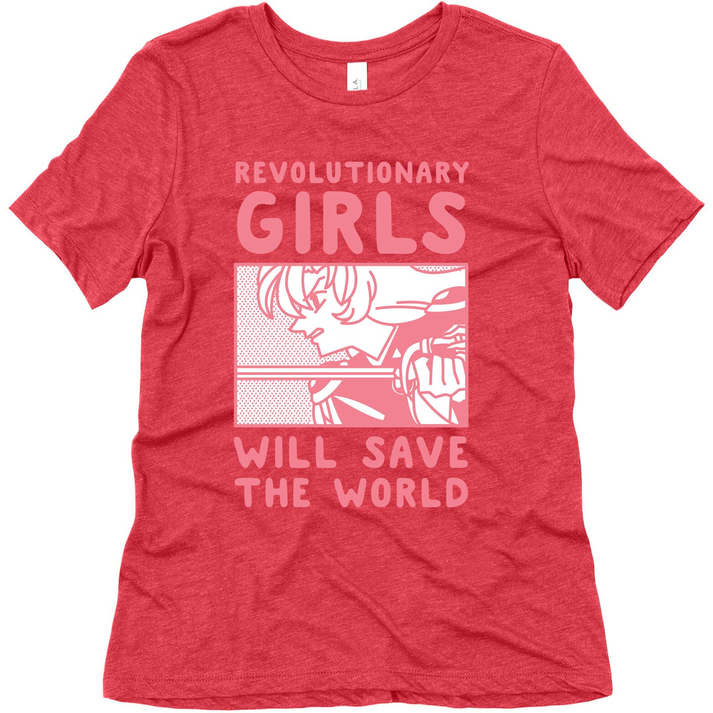 Revolutionary Girls Will Save The World Women's Triblend Tee