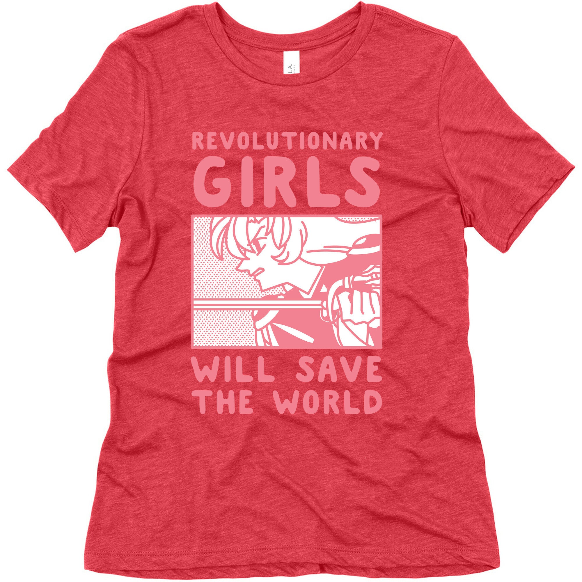 Revolutionary Girls Will Save The World Women's Triblend Tee