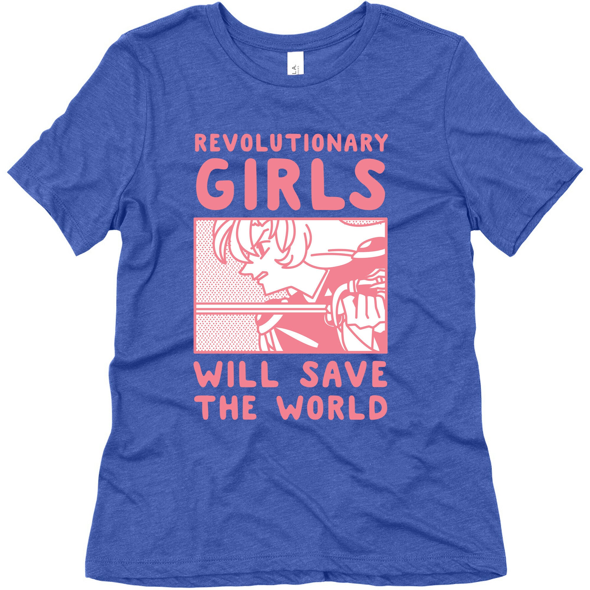 Revolutionary Girls Will Save The World Women's Triblend Tee