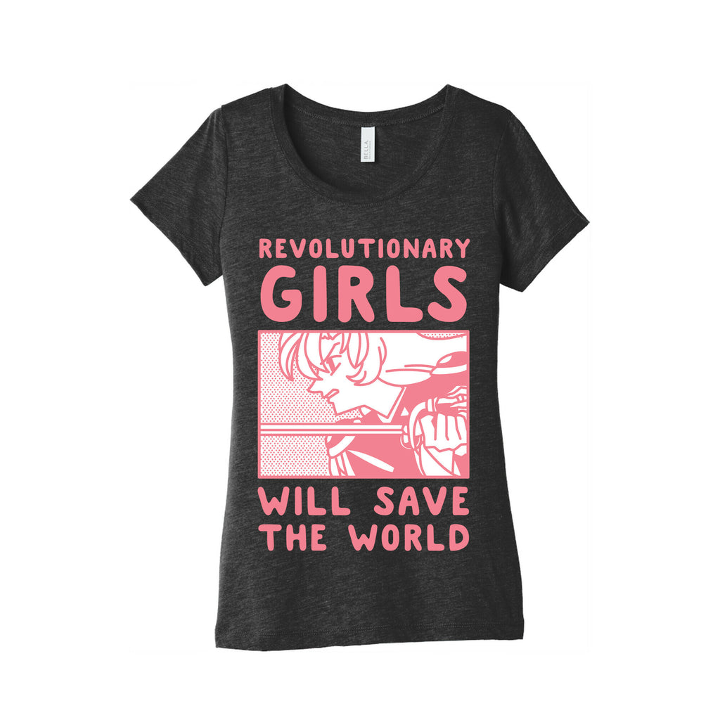 Revolutionary Girls Will Save The World Women's Triblend Tee