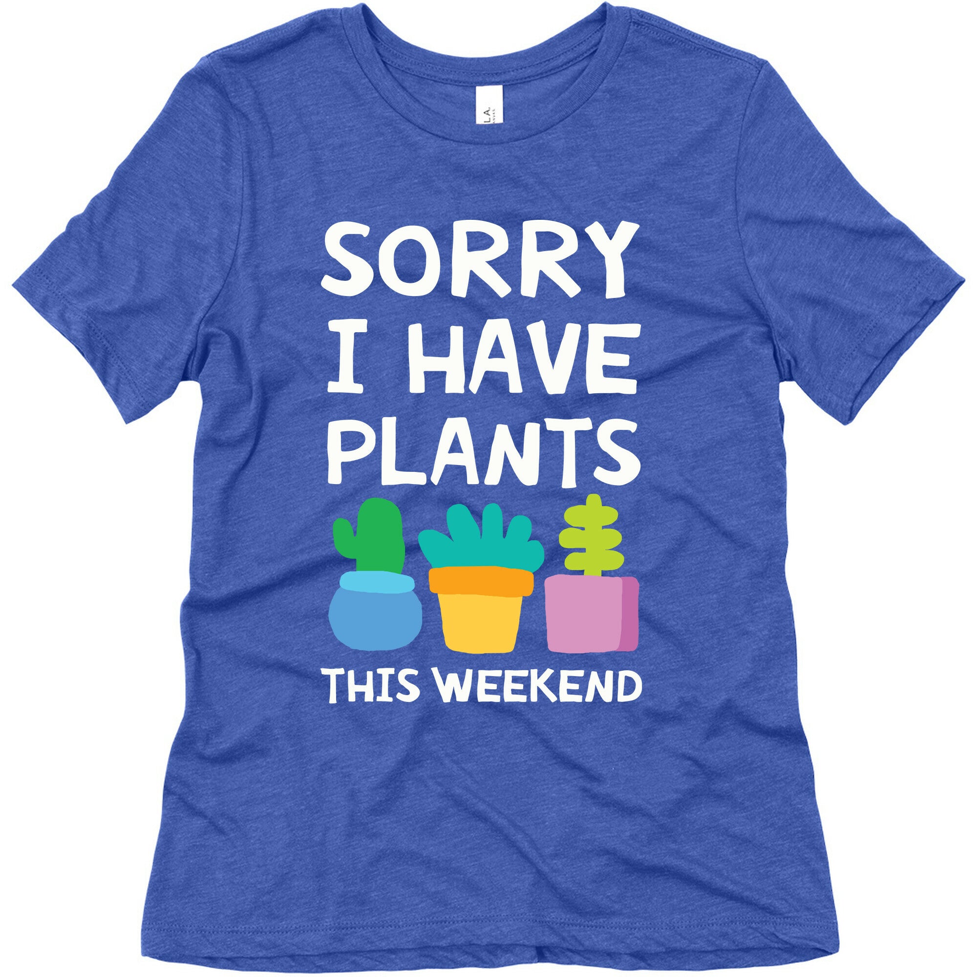 Sorry I Have Plants This Weekend Women's Triblend Tee