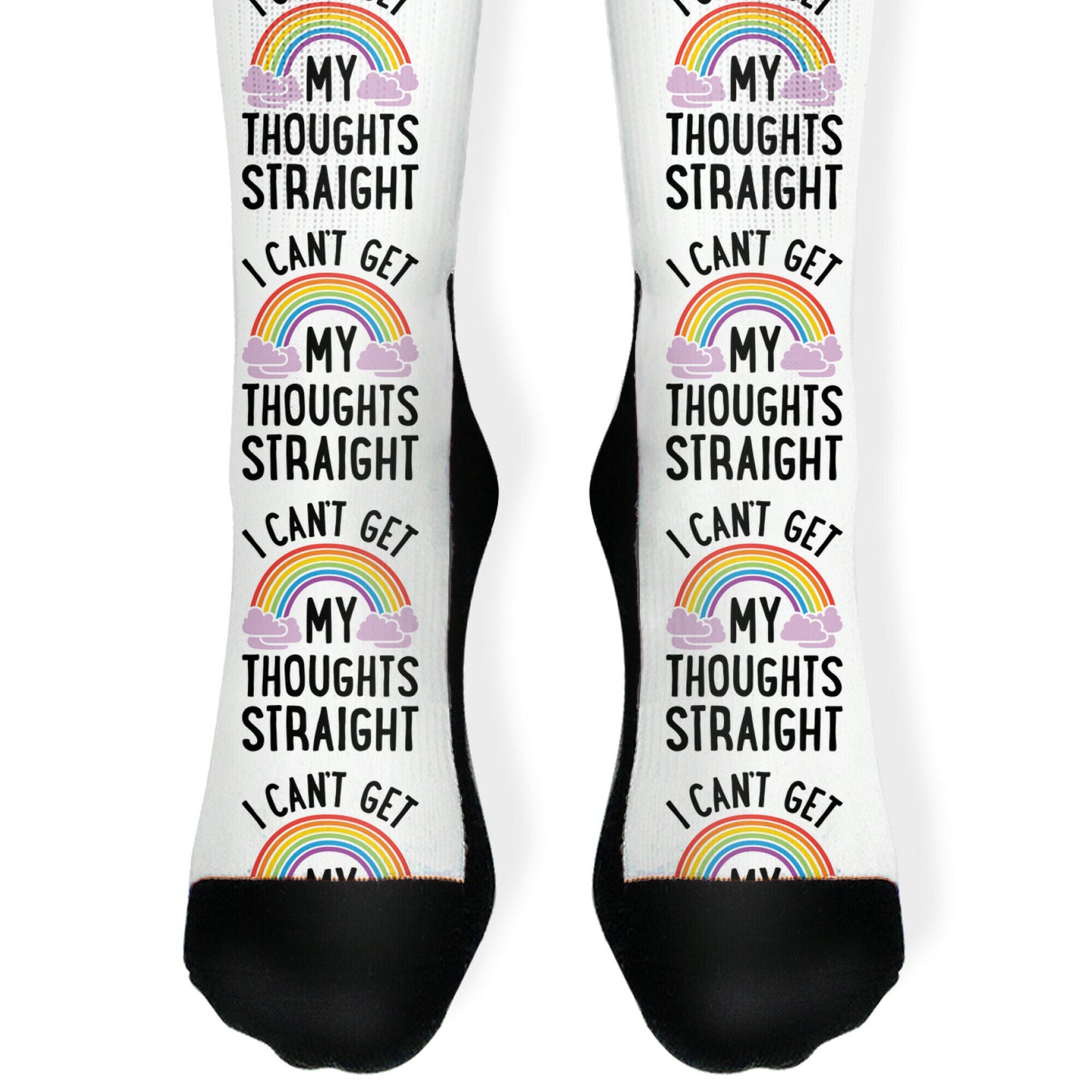 I Can't Get My Thoughts Straight Socks