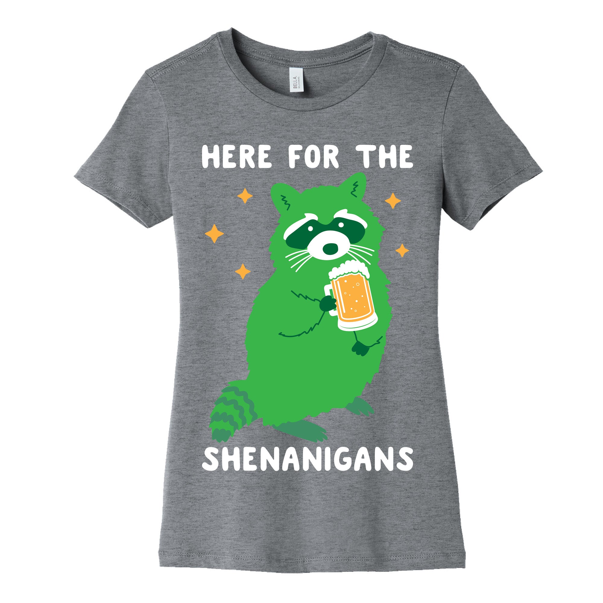 Here For The Shenanigans  Women's Cotton Tee
