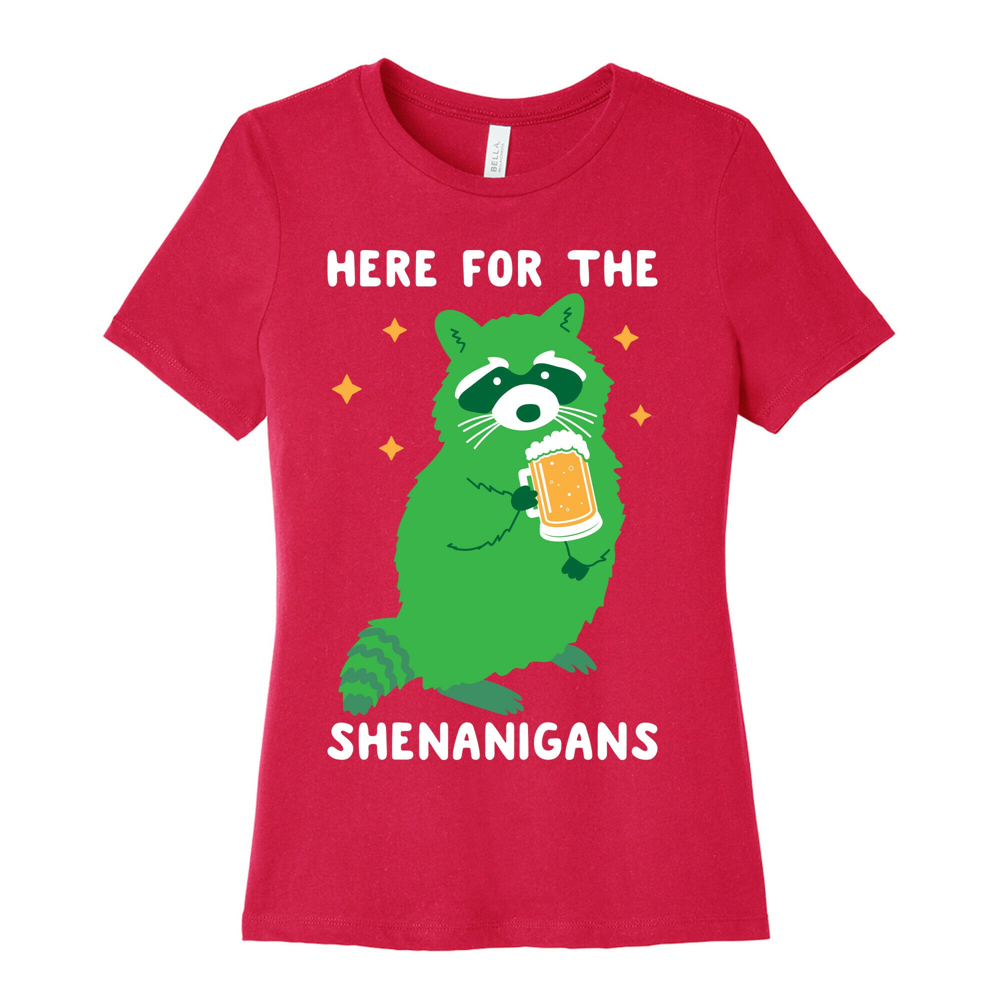 Here For The Shenanigans  Women's Cotton Tee
