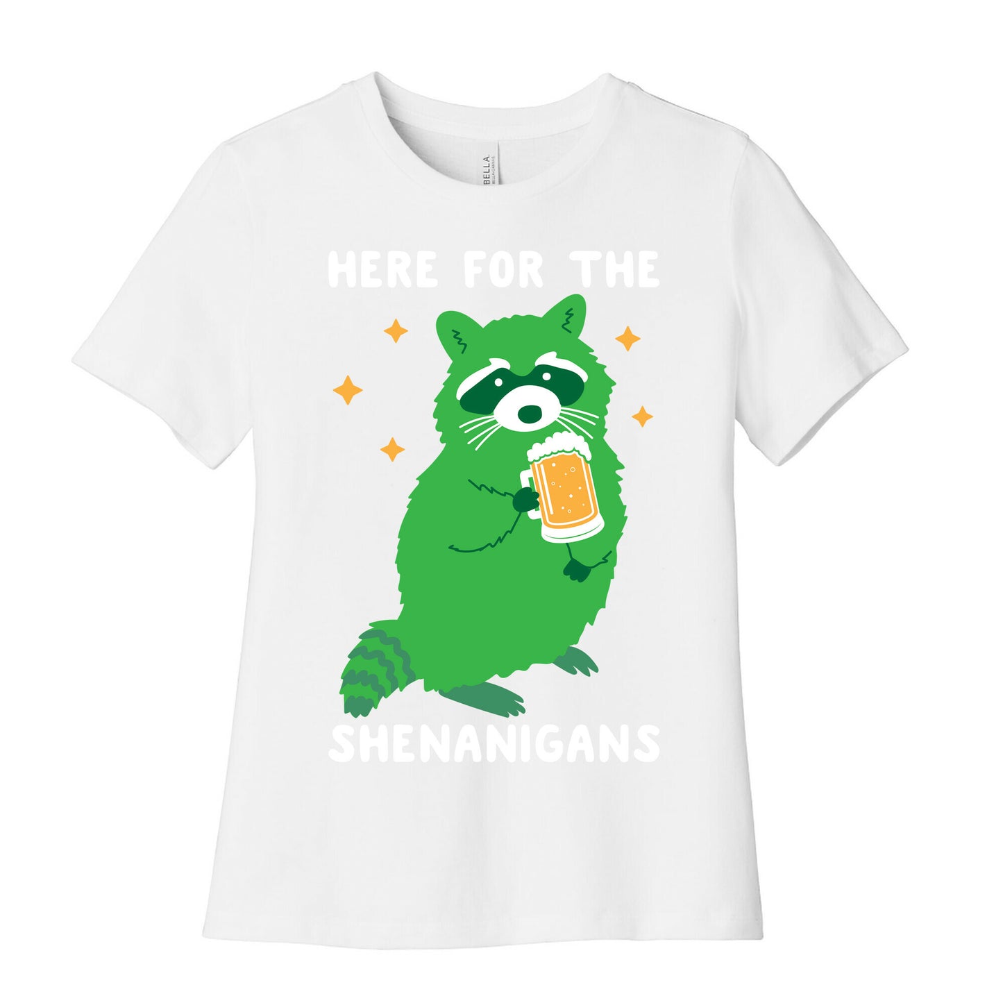 Here For The Shenanigans  Women's Cotton Tee