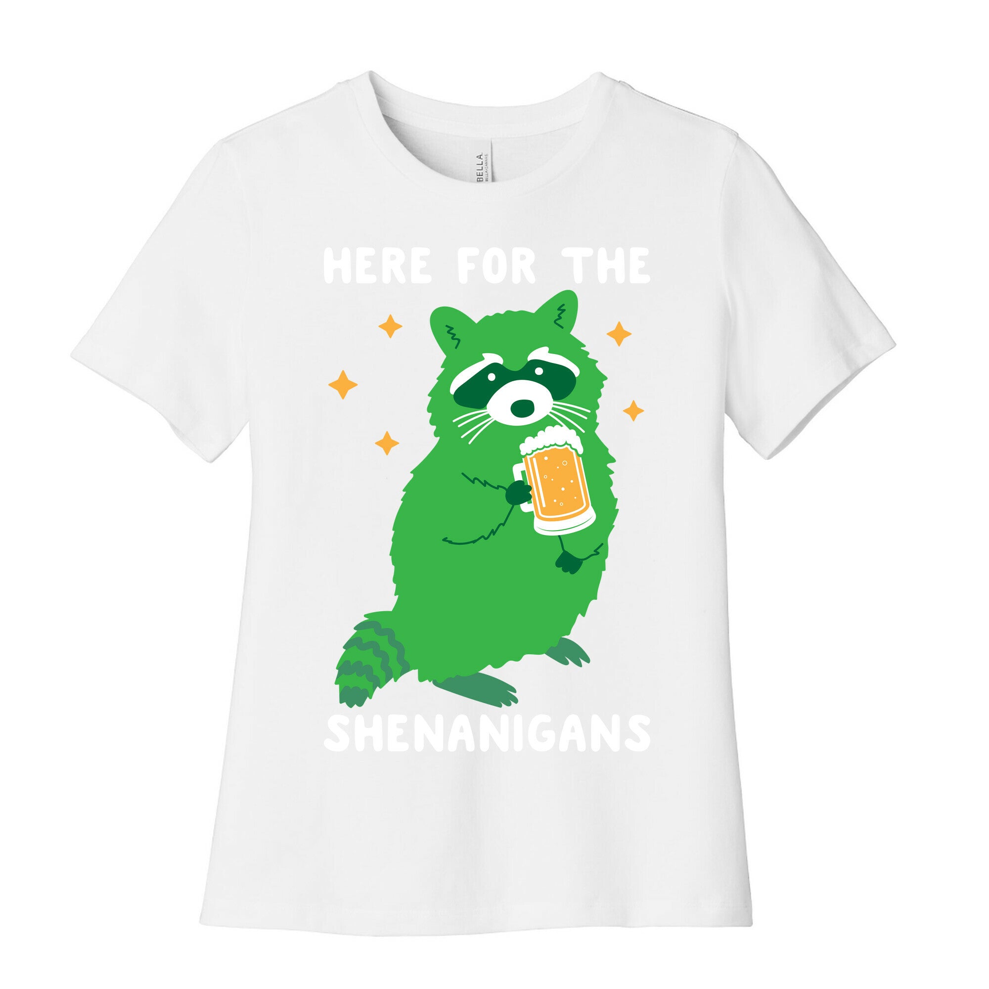 Here For The Shenanigans  Women's Cotton Tee