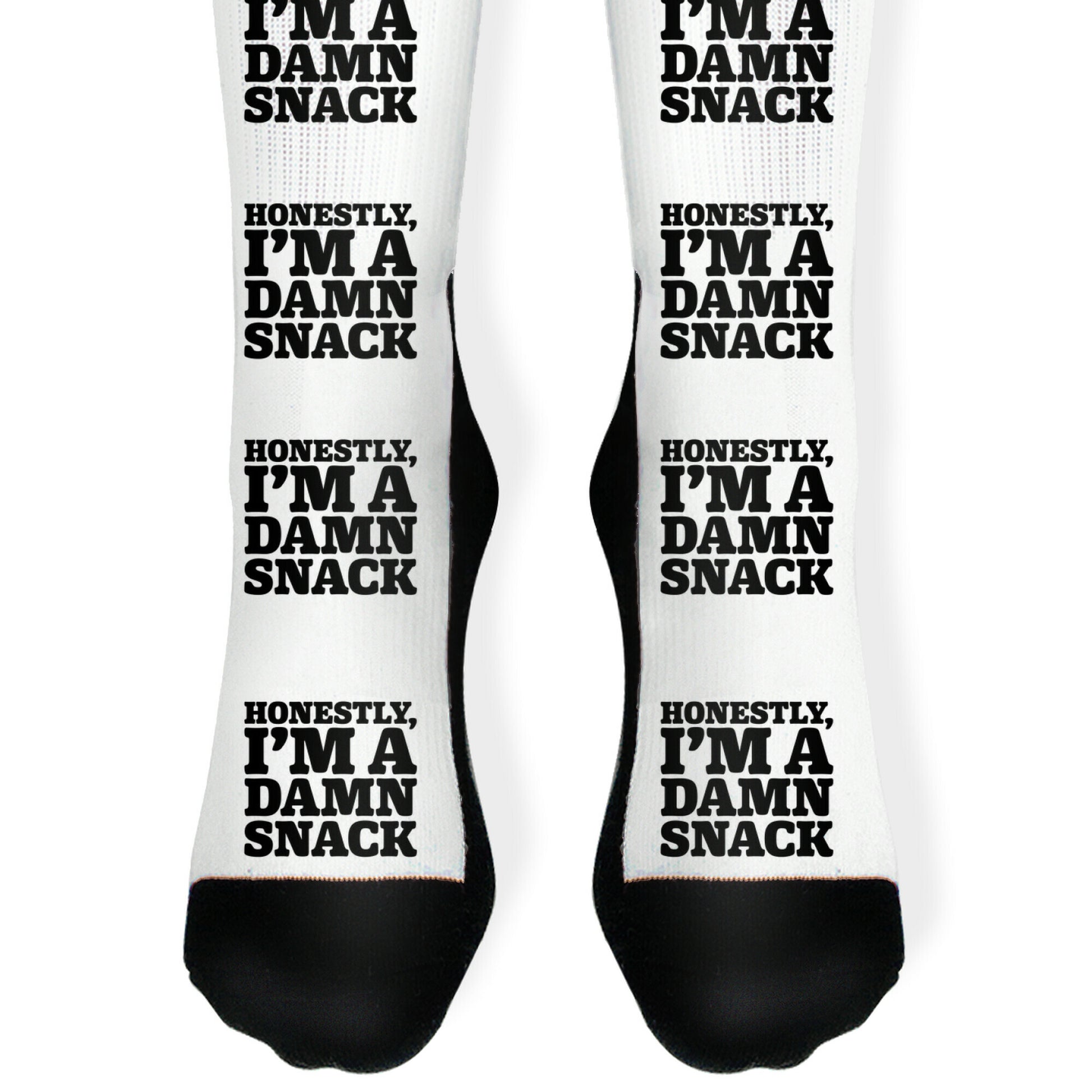 Honestly I'm A Damn Snack Socks
