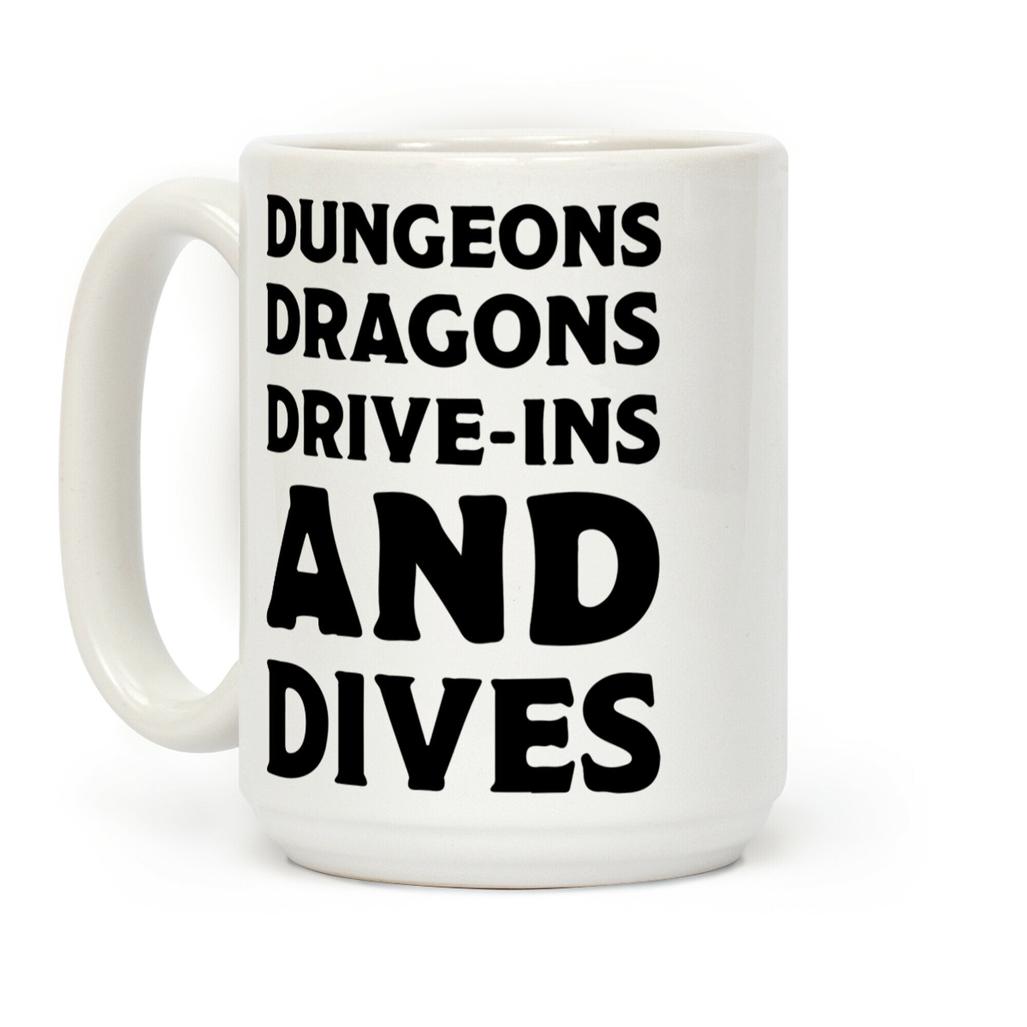 Dungeons Dragons Drive-ins And Dives Coffee Mug