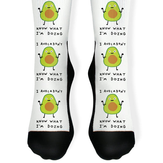 I Avocadon't Know What I'm Doing Socks