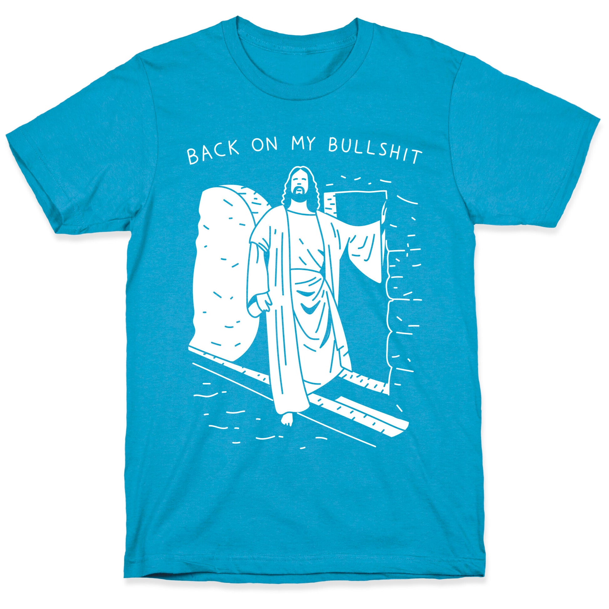 Back On My Bullshit Jesus Unisex Triblend Tee