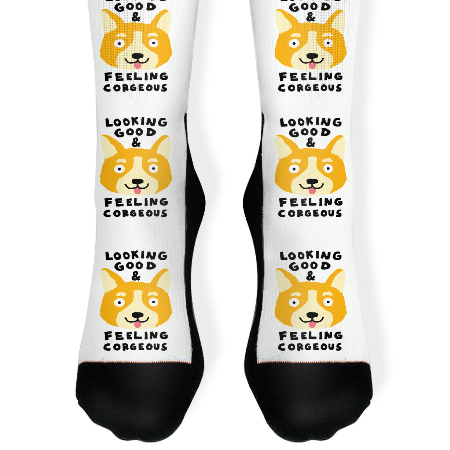 Looking Good And Feeling Corgeous Socks