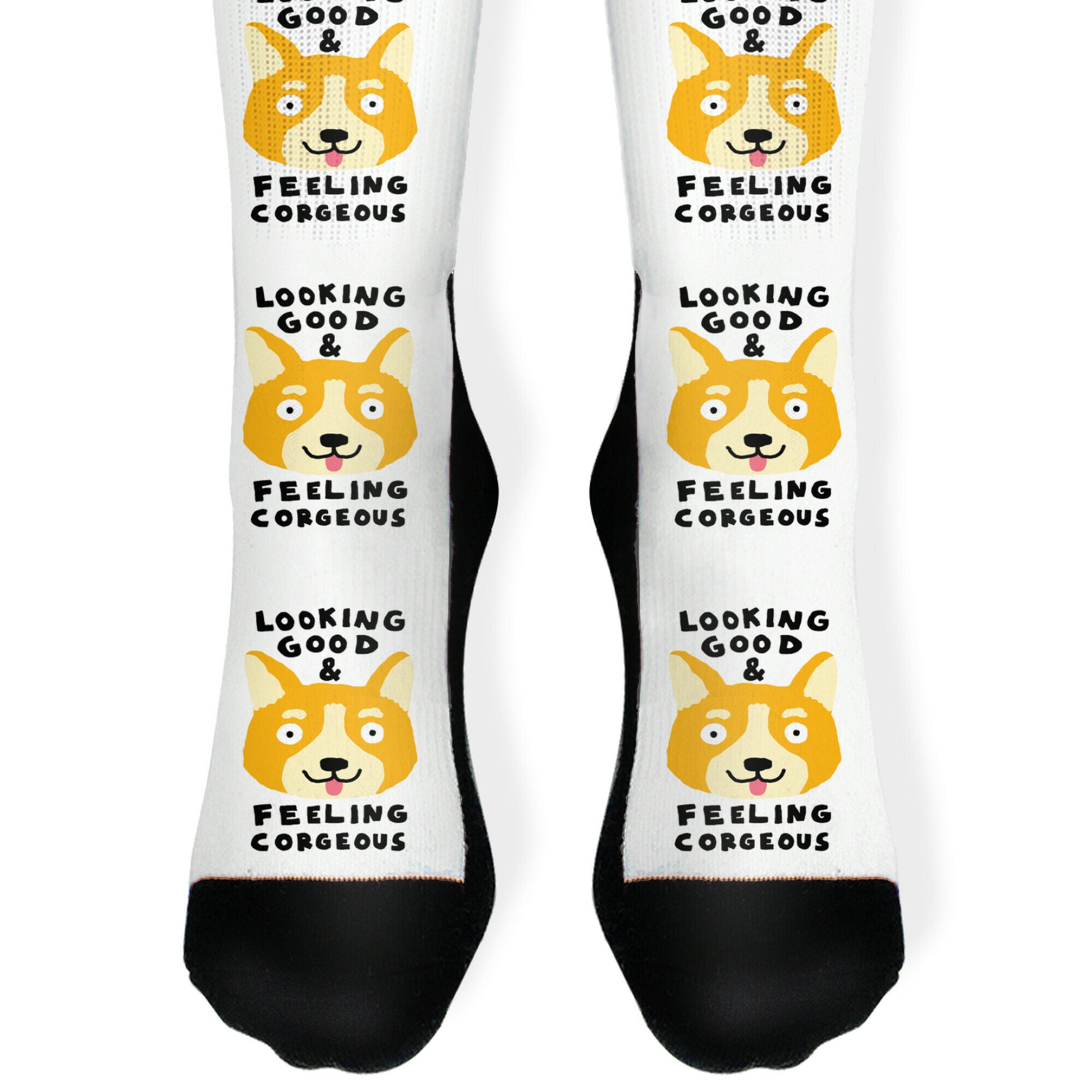 Looking Good And Feeling Corgeous Socks