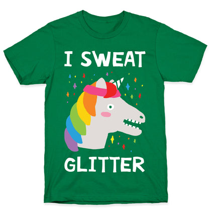 I Sweat Glitter Unicorn T-Shirt