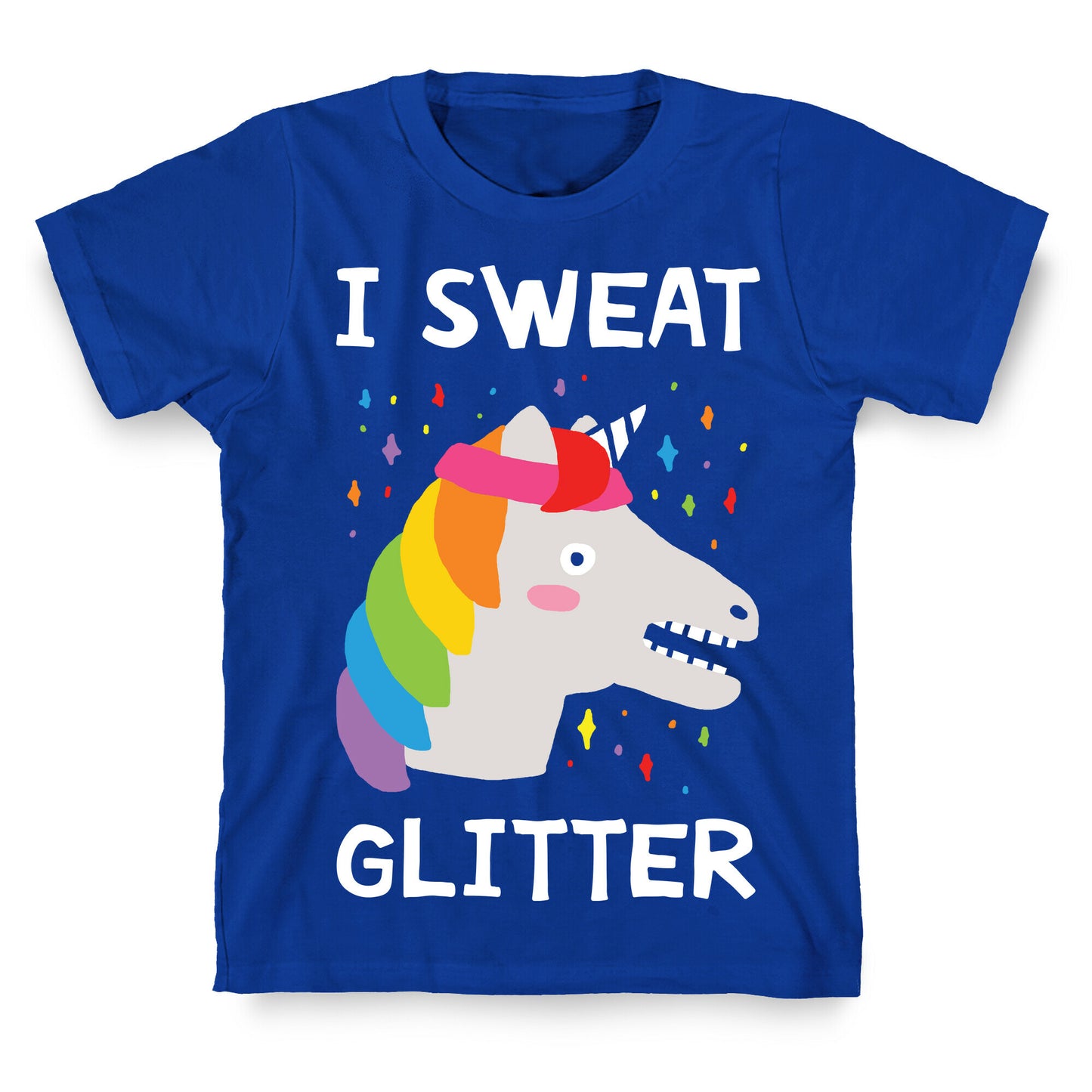 I Sweat Glitter Unicorn T-Shirt