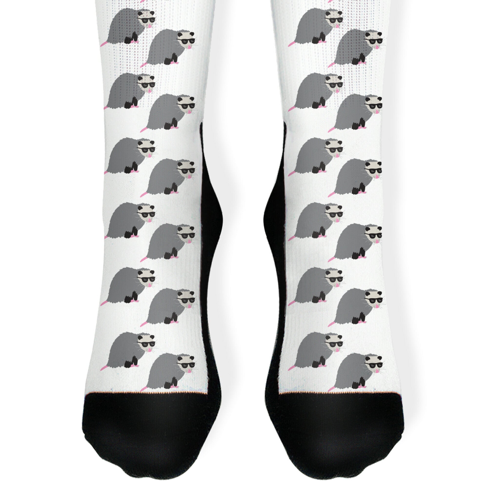 Awesome Opossum Pattern Socks