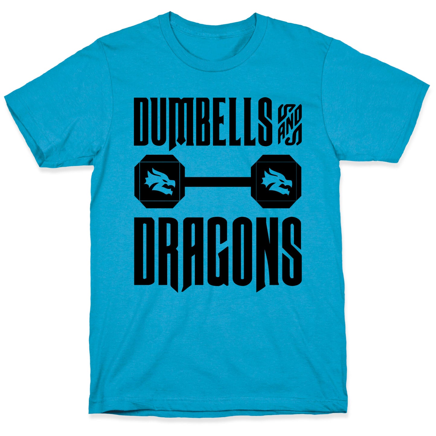 Dumbells & Dragons Parody Unisex Triblend Tee