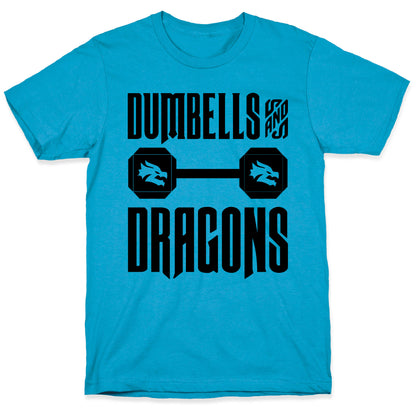 Dumbells & Dragons Parody Unisex Triblend Tee