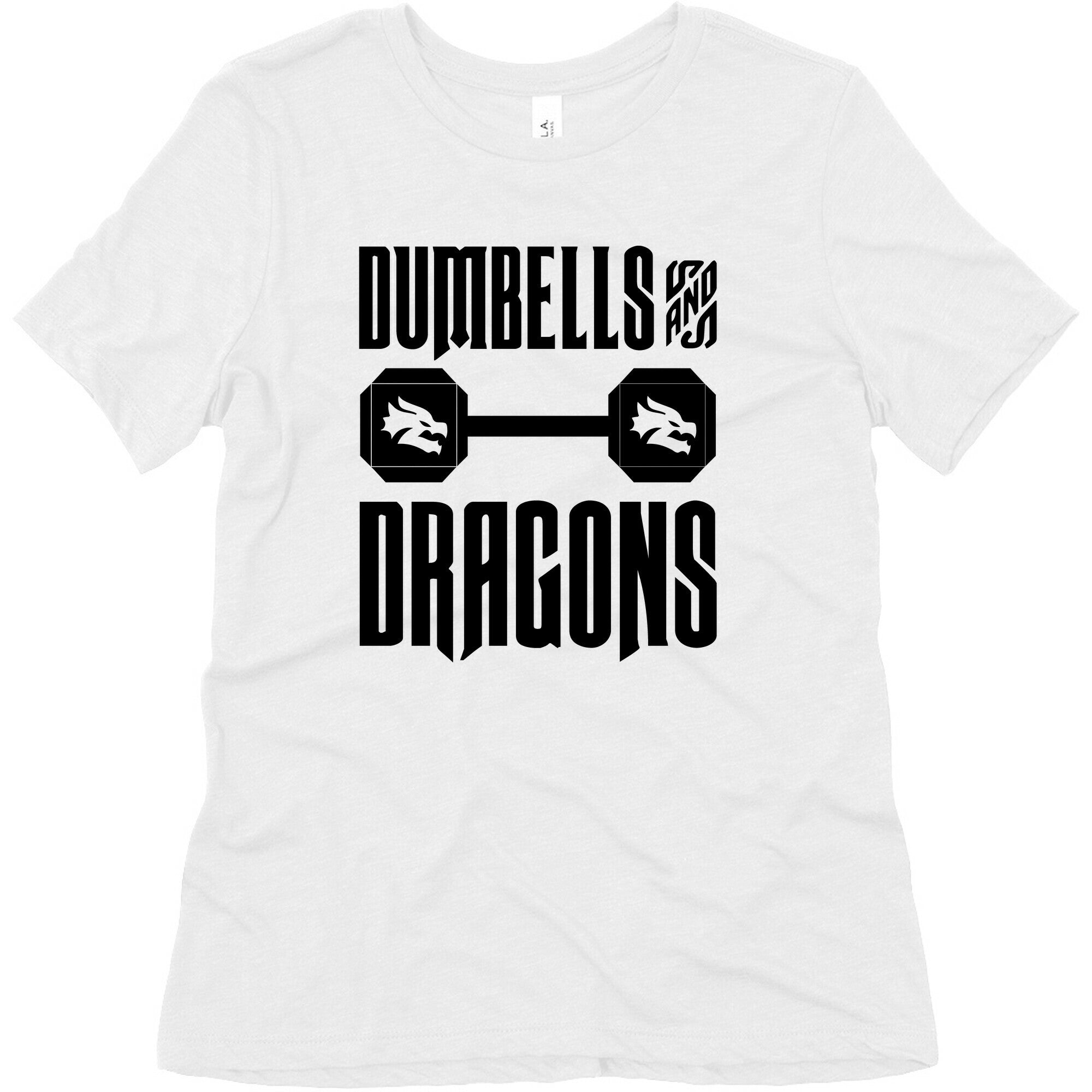 Dumbells & Dragons Parody Women's Triblend Tee