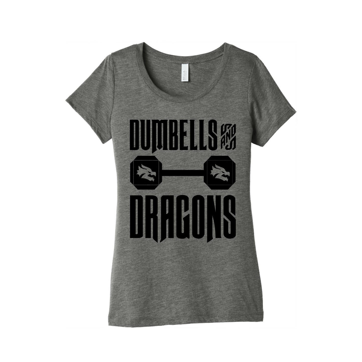 Dumbells & Dragons Parody Women's Triblend Tee