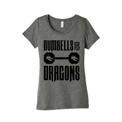 Dumbells & Dragons Parody Women's Triblend Tee