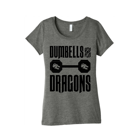 Dumbells & Dragons Parody Women's Triblend Tee