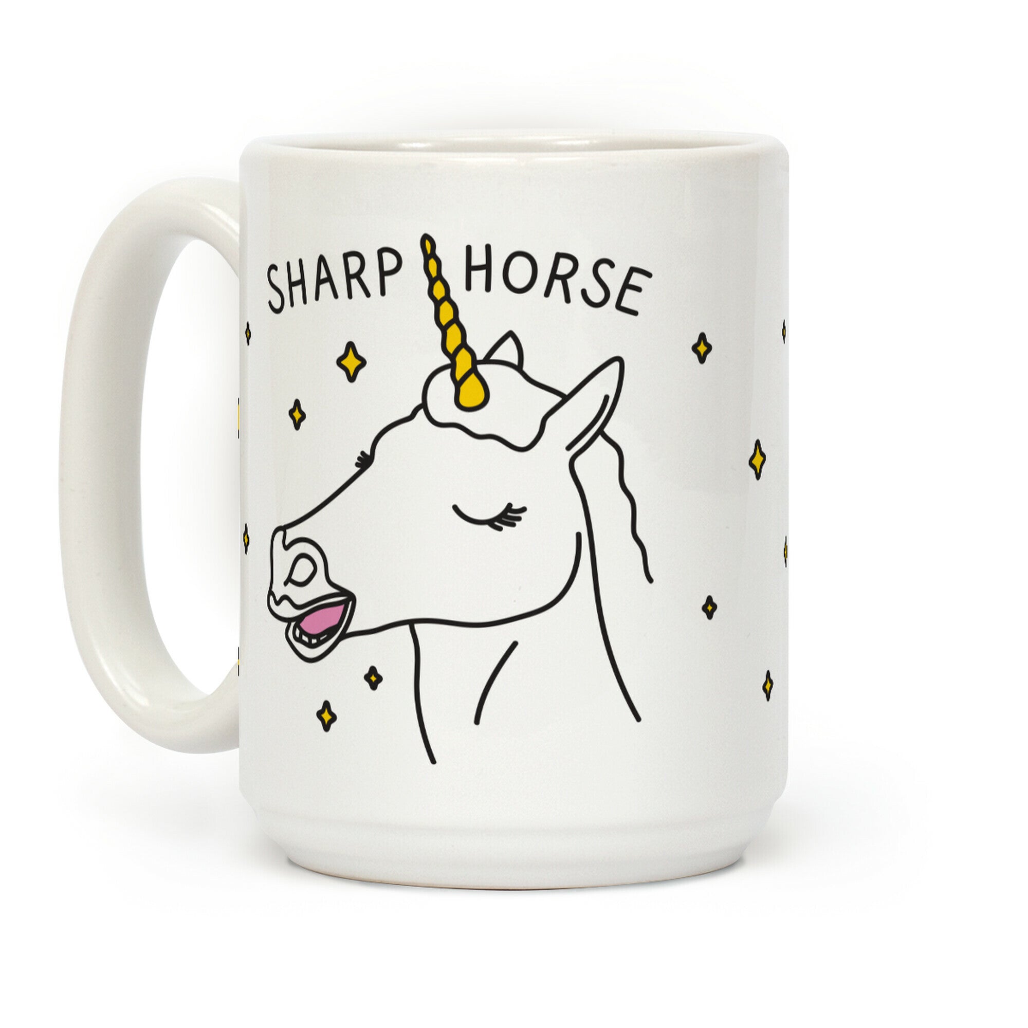 Sharp Horse Coffee Mug