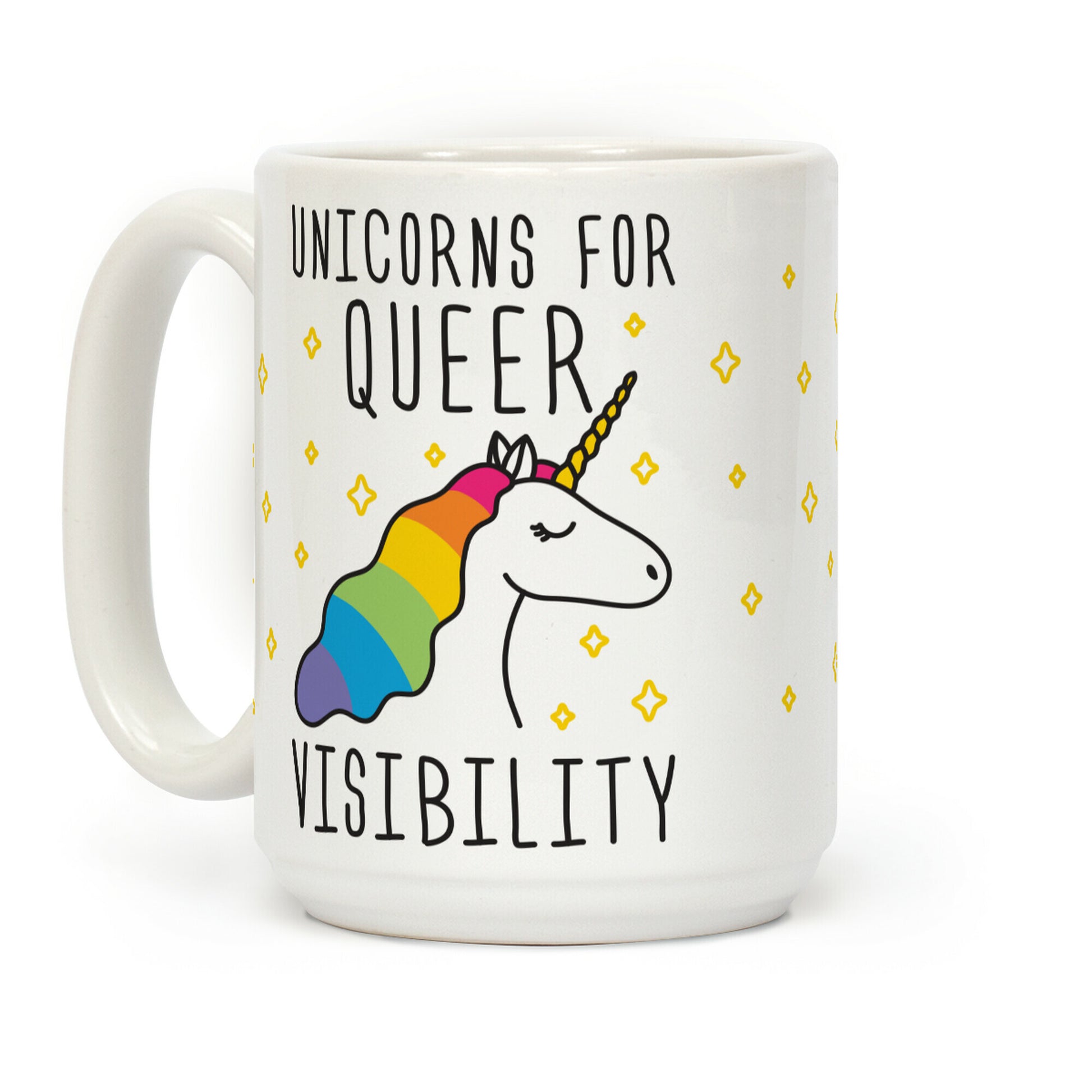 Unicorns For Queer Visibility Coffee Mug