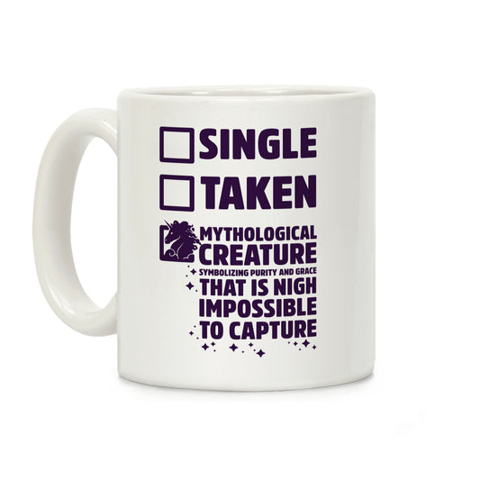 Single Taken Mythological Creature Coffee Mug