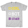 Non-Binary Gender Checklist T-Shirt